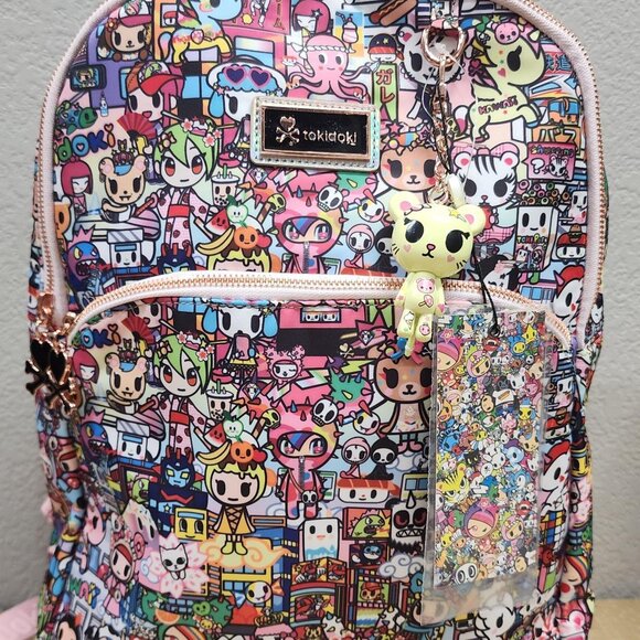 NWT KAWAII METROPOLIS Large Backpack  W/Charm - Picture 1 of 4